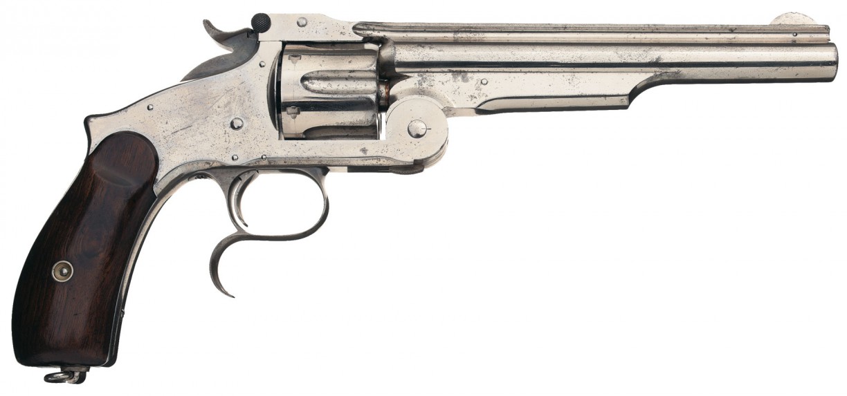 Model 3 Smith & Wesson. Пистолет выпущен между 1873 и 1878 годом